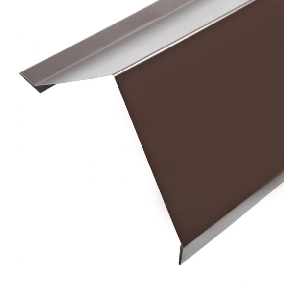 Планка карнизная для металлочерепицы (RAL 8017) корич. шоколад (2 м)