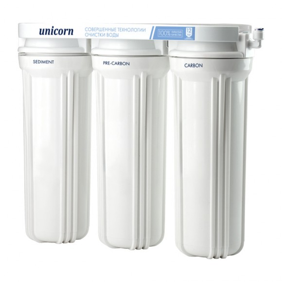 Система очистки воды Unicorn 3-х ступенчатая, под мойку, 5 л/мин
