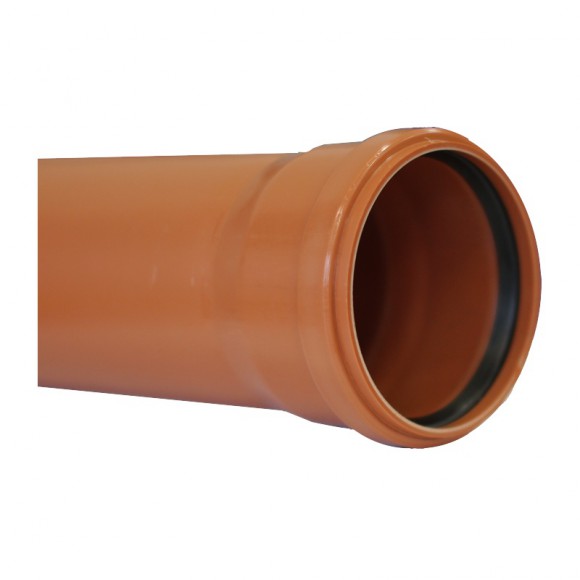 Труба канализационная наружная SN4 d=110х3,4х3100 мм