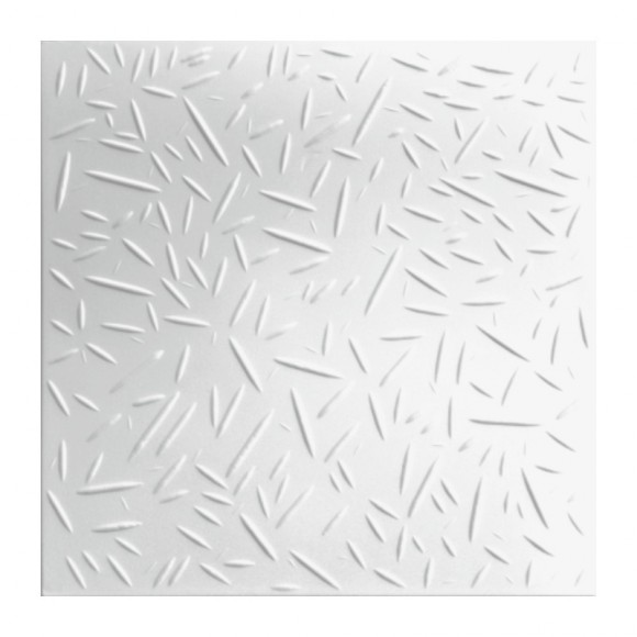 Плита потолочная Solid С2027 0,5х0,5 м (2 м²) (уп. 8 шт), белая
