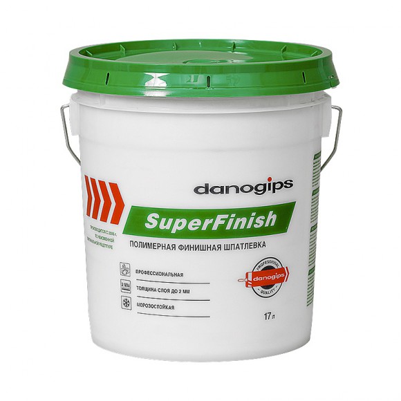 Шпаклевка готовая Danogips SuperFinish 28 кг