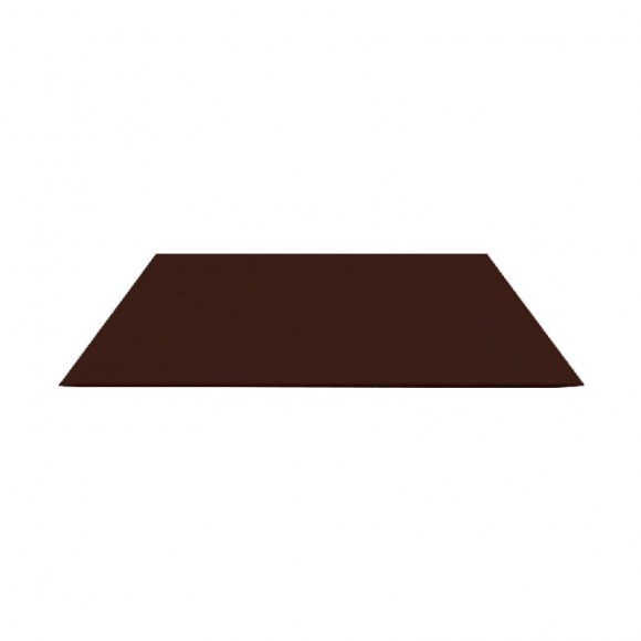 Лист глад. оцинк. (RAL 8017) корич. шоколад 1250х2000х0,5 мм (2,5 м2)
